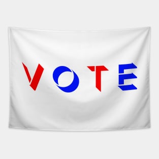 Vote For Blue And Red Tapestry