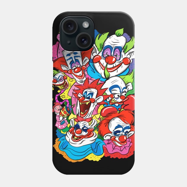 Killer Klowns Phone Case by Doodle Dan
