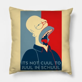 Its not cuul to juul in schuul meme Pillow