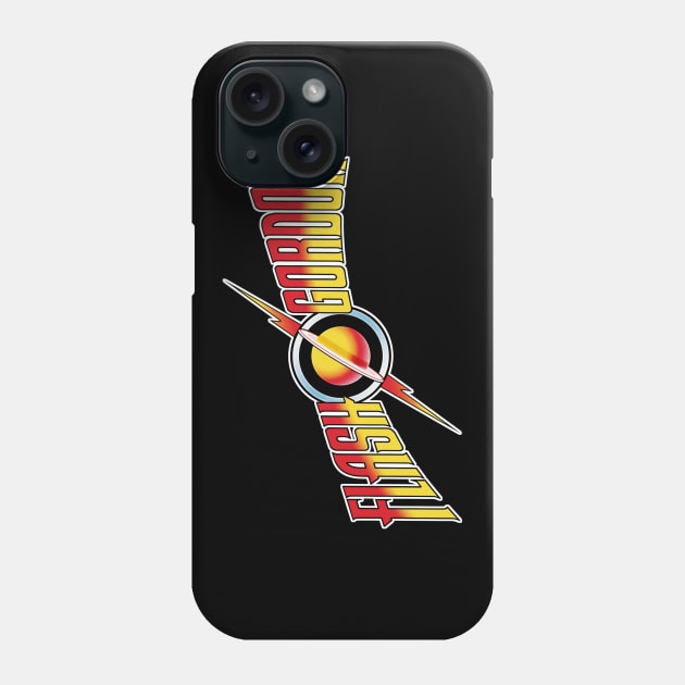 FLASH GORDON: Savior of the Universe! (white outline) Phone Case by cabinboy100