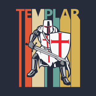 Vintage Templar Knight T-Shirt