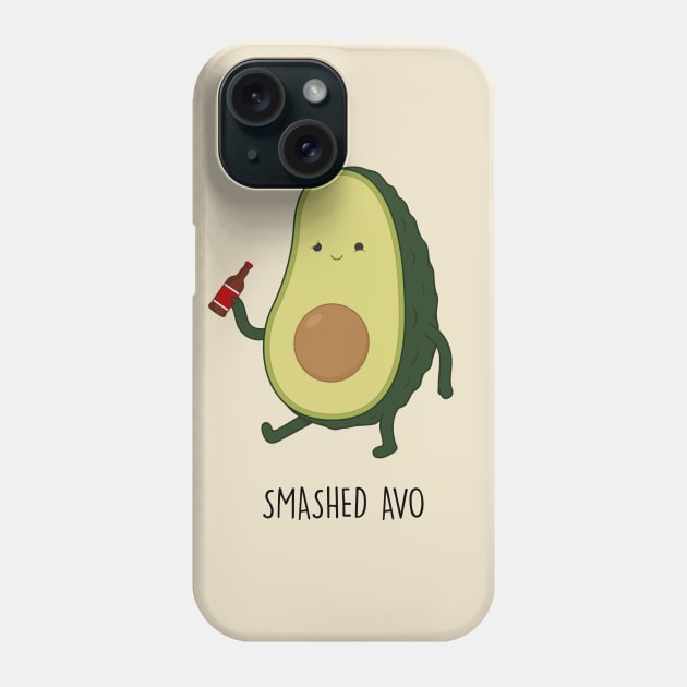 Smashed Avo Phone Case by Woah_Jonny