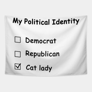 My Political Identity: A Cat Lady Tapestry