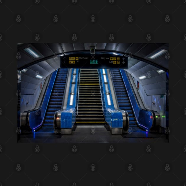 Metro Station Escalators by axp7884