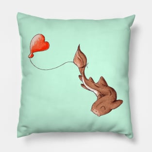 Nurse Shark Heart Pillow