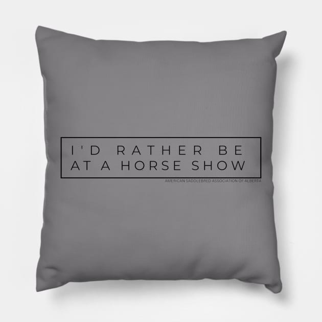 Horse Show Girl Pillow by ASHA of Alberta