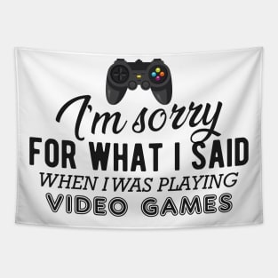 Gamer - I'm sorry for what I said when I was playing video games Tapestry