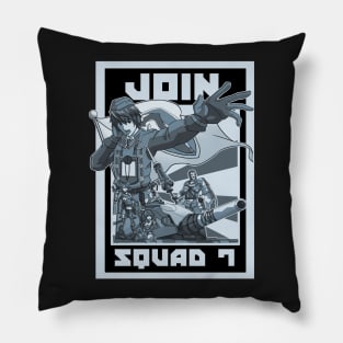 Join Squad 7 Pillow