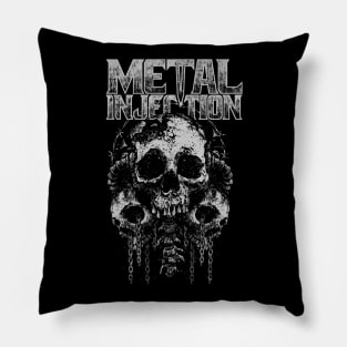 Metal Injection Skulls 2021 Pillow