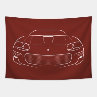 Chevrolet Camaro SS - front stencil, white Tapestry