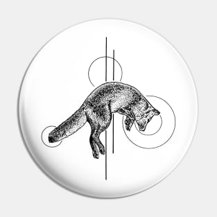 Jumping Fox Pin