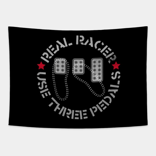 Real Racer Use Three Pedals Tapestry by cowyark rubbark