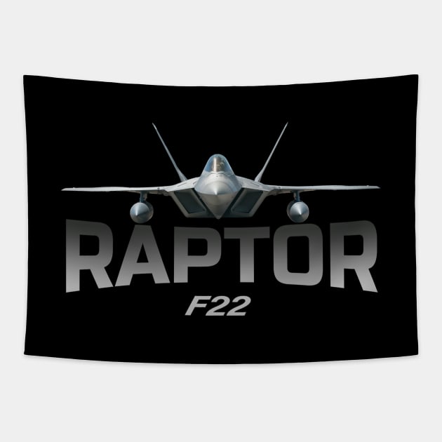 F-22 Raptor Jet Fighters Tapestry by Jose Luiz Filho