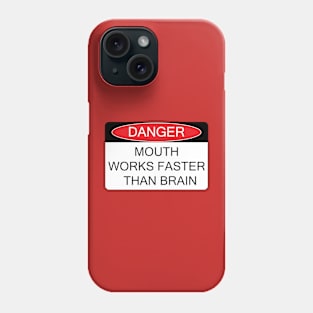 Danger Mouth works faster Phone Case