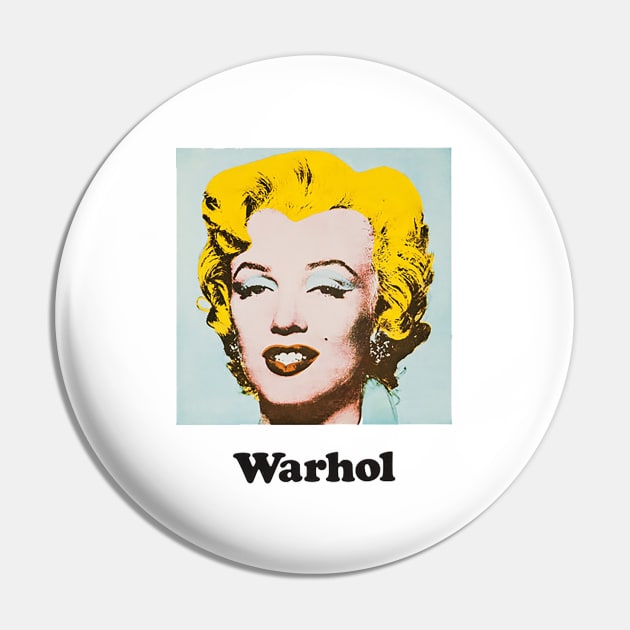 Marilyn Monroe - Warhol Pin by Gemini Chronicles