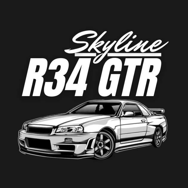 R34 Skyline GTR by MOTOSHIFT