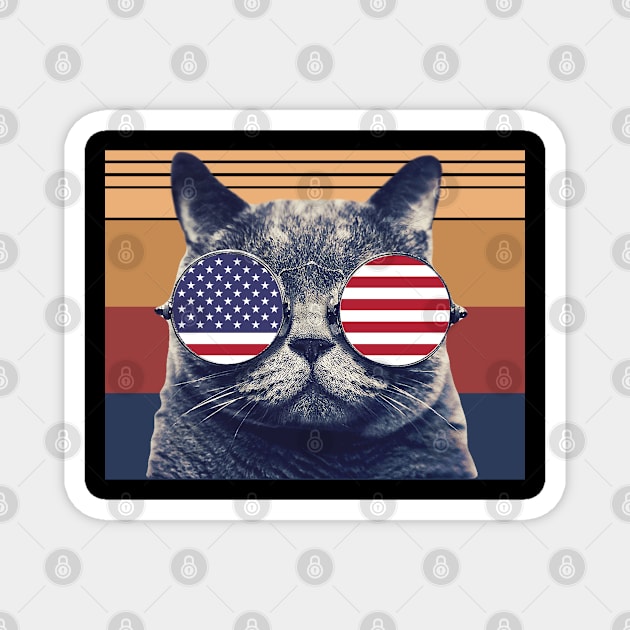 Ameowica America - Independence Day Magnet by MaydenArt