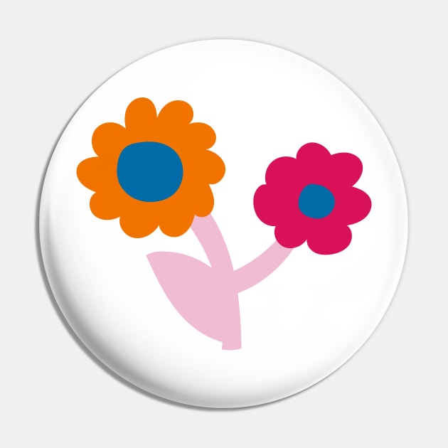 Twin Flower Pin by mister_fred_berlin