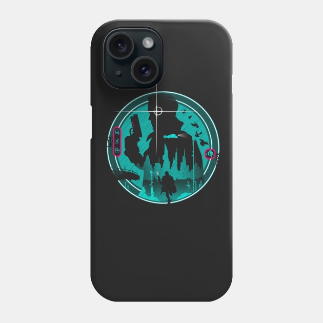 Neo Noir Run Phone Case by Vincent Trinidad Art