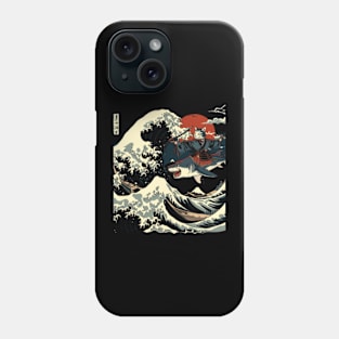 Shark Expedition Companion Cat Phone Case