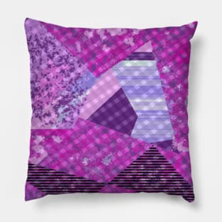 Pink geometric Pillow