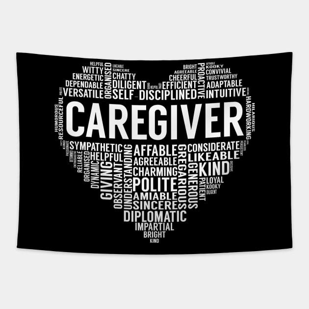 Caregiver Heart Tapestry by LotusTee