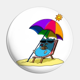 Summer Chillin Gopher Pin