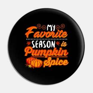 My favorite season pumpkin spice Pin