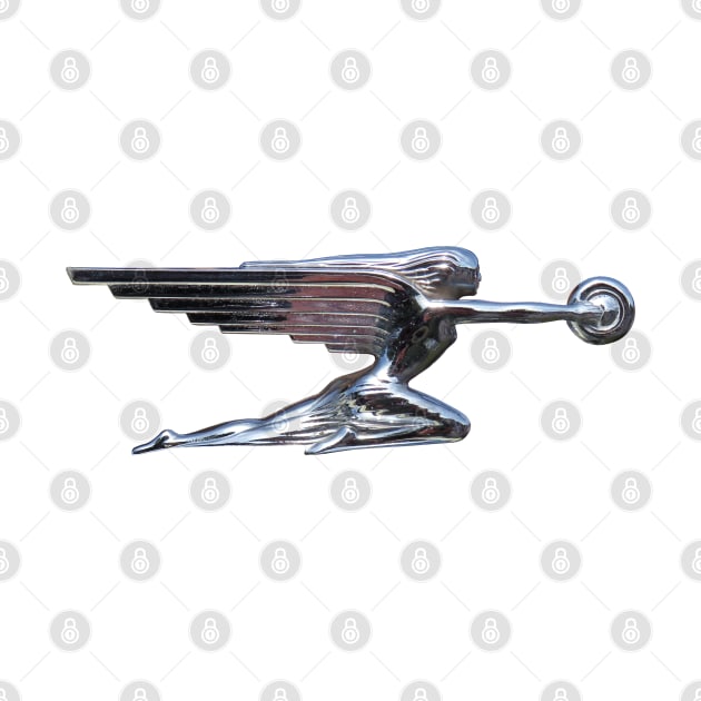 Packard Goddess of Speed American classic car hood ornament by soitwouldseem