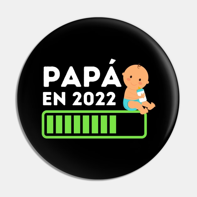 Papa in 2022 Future Father Dad Family Baby Birth Pin by Foxxy Merch