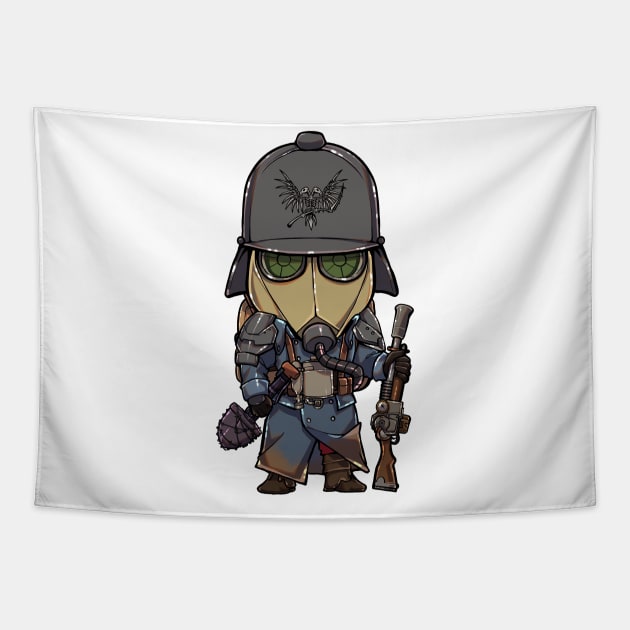 Death Korps of Prussia - Soldier in Gas Mask inspired by DKOK Tapestry by Holymayo Tee