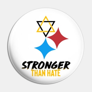 Stronger Than Hate Pin