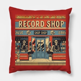 Record shop Pillow