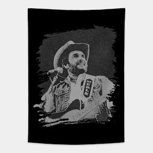 Merle haggard // Retro poster Tapestry