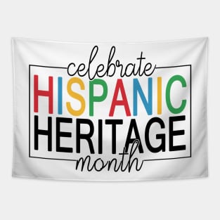 Proud Latina For Women Funny Hispanic Heritage Month Flag Tapestry