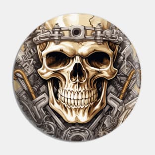 Metal skull Pin