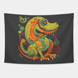 Qwerky Dragon Paco Tapestry