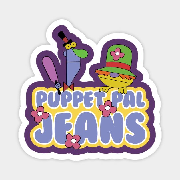 Puppet Pal Jeans Dexter's Laboratory Magnet by Perpetual Brunch