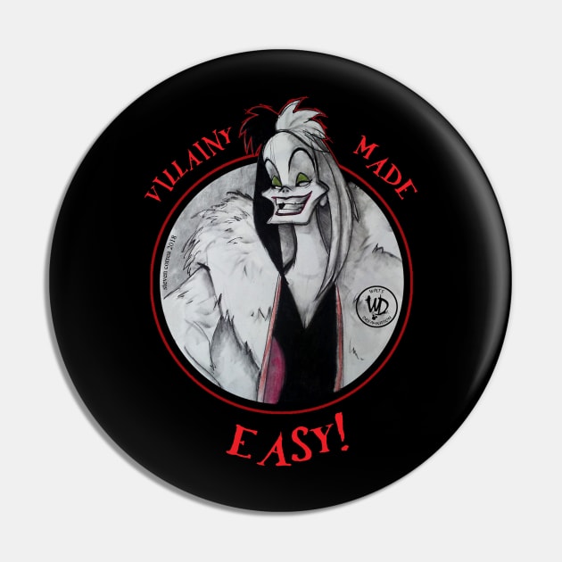 Villainy Pin by ProlificLifeforms