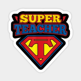 Superteacher Superhero Funny Teacher Gift idea Magnet