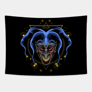 scary clown Tapestry