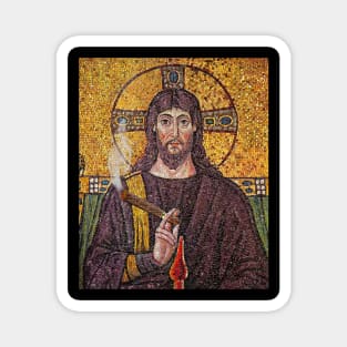 Holy Smoke! Jesus Mosaic Art Magnet