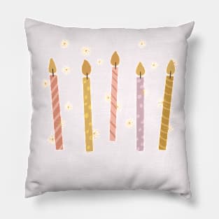 Birthday Candles Pillow