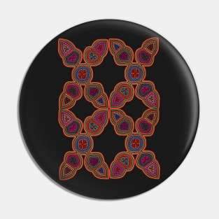 Kuna Mola Pattern Pin