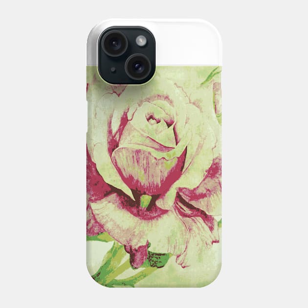 ROSE PAINTING Pop Art Phone Case by BruceALMIGHTY Baker