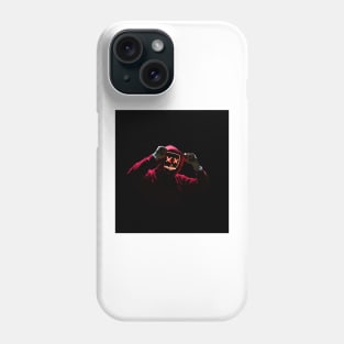 Red Neon mask Phone Case