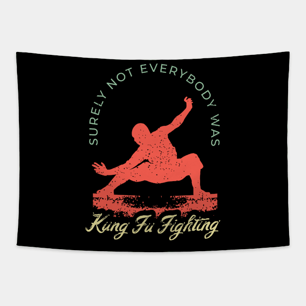 Fighter Design for a Martial Arts Lover Tapestry by AlleyField