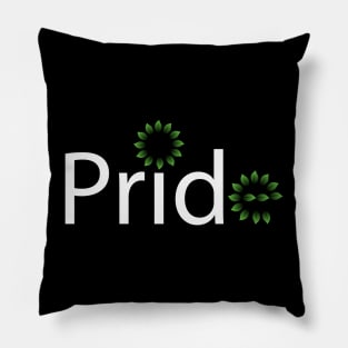 Pride artistic typography design Pillow