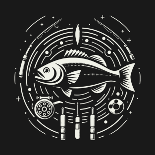 Angler's Pride Unique Catch Art T-Shirt