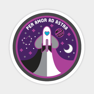 Space Pride - Asexual Flag Magnet